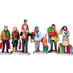 Lemax© Caddington Village Accessory™: Holiday Shoppers, Set of 6