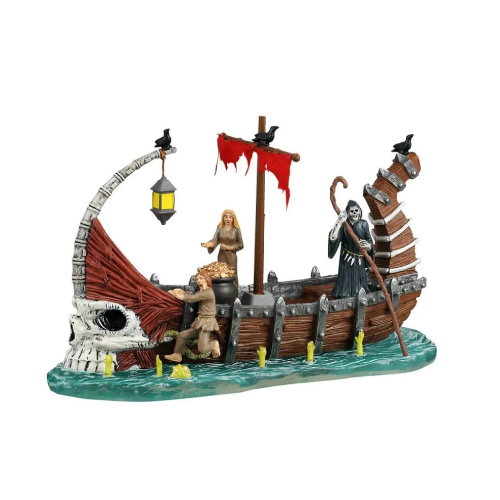 Lemax Ferry on River Styx Table Accent #43706