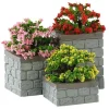 Lemax Flower Bed Boxes Accessory Set of 3 #84380