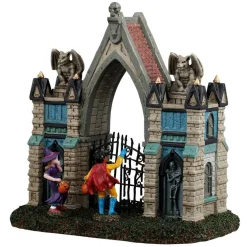 Lemax Gargoyle Gate Table Accent #53732