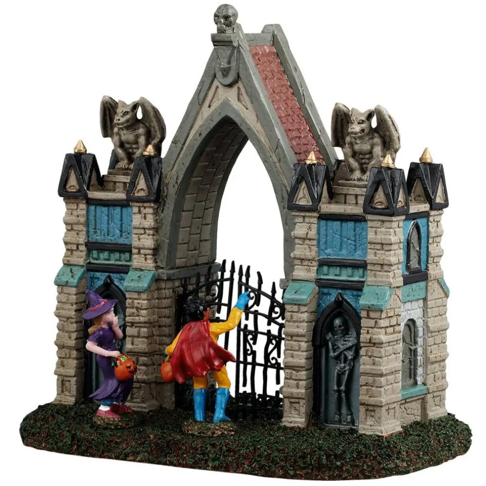 Lemax Gargoyle Gate Table Accent #53732