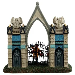 Lemax Gargoyle Gate Table Accent #53732