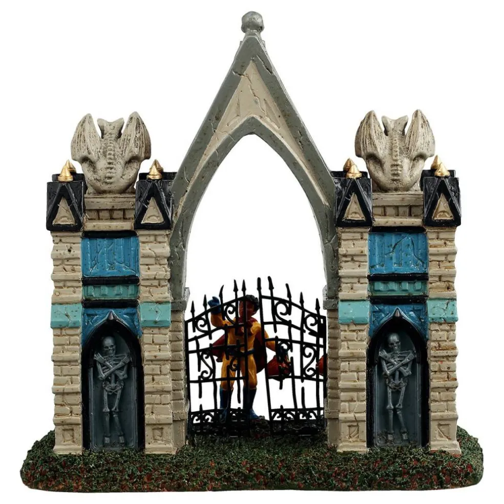 Lemax Gargoyle Gate Table Accent #53732