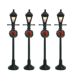 Lemax® Gas Lantern Street Lamps, 4ct.