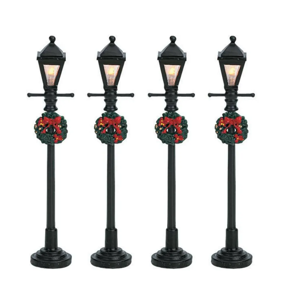 Lemax® Gas Lantern Street Lamps, 4ct.