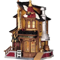 Lemax Lucy's Chocolate Shop Lighted Building #45052