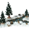 Lemax Mill Stream Fork - Landscape Accent