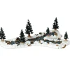 Lemax Mill Stream Fork Landscaping Set of 10 #13367