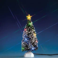 Lemax Multicolor Light Evergreen Tree - 7 Inches