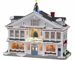 Lemax Nejaime's Stockbridge Shop Lighted Building With 4.5V Adaptor #15807