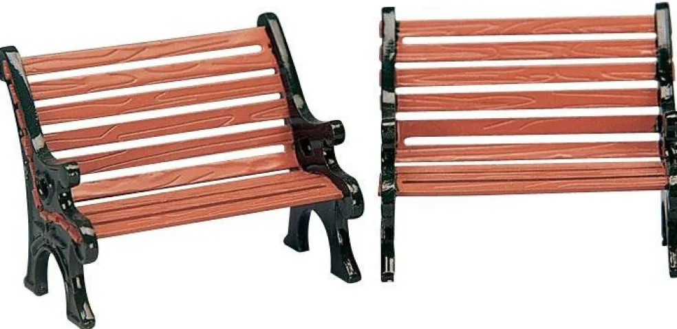 Lemax Park Benches for Christmas Villages (Set of 2)