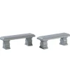 Lemax Plaza Bench Accessory Set of 2 #74236