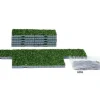 Lemax Plaza System Grass Square Landscaping Set 16 Pcs #64107