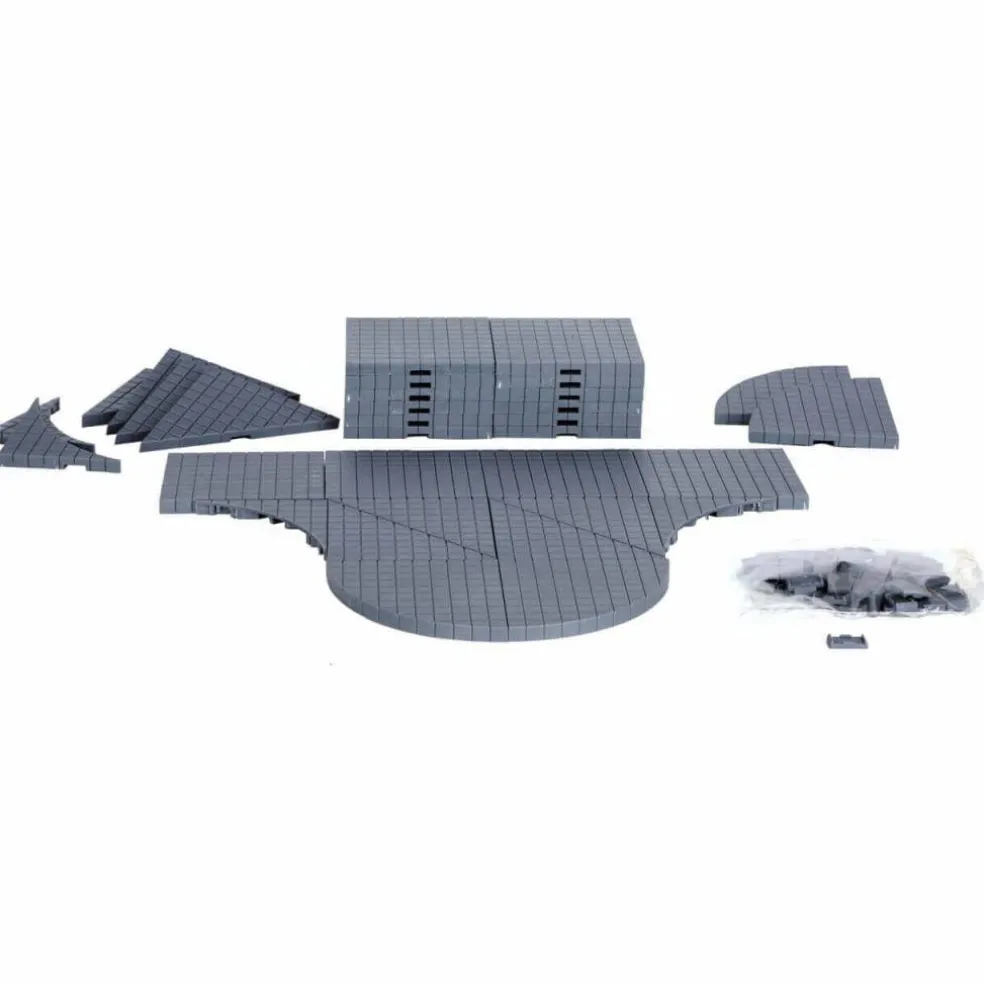 Lemax Plaza System Grey Variety Landscaping Accessory Set of 32 #64099