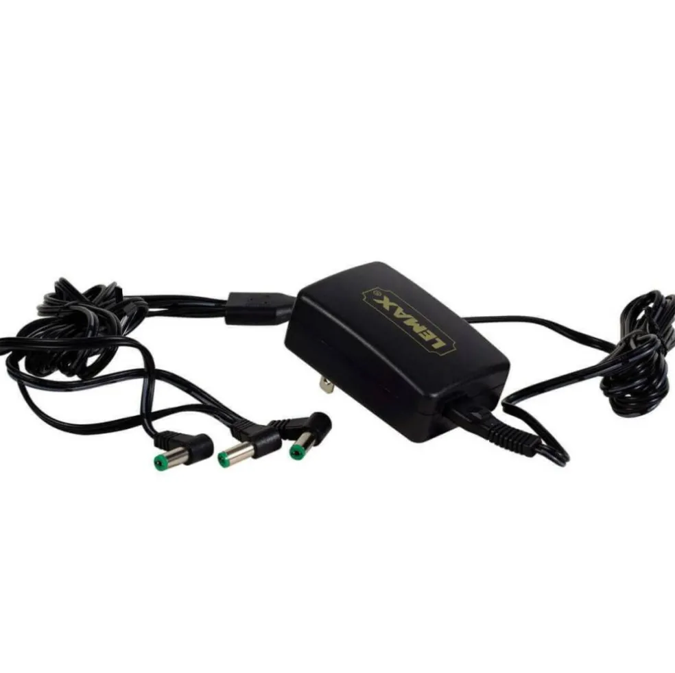 Lemax Power Adapter Black 4.5V 3 Plug
