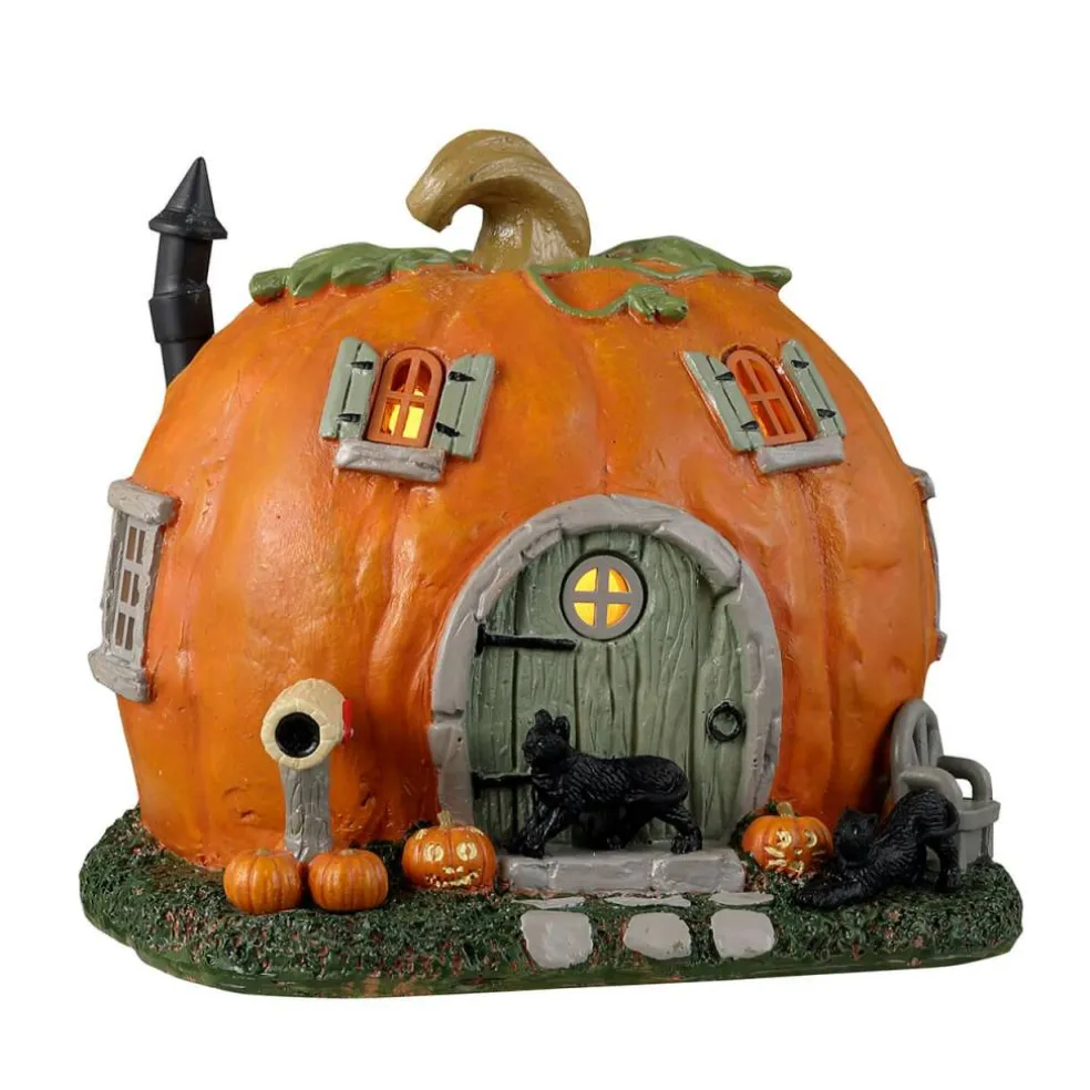 Lemax Pumpkin Cottage Lighted Table Accent #34082