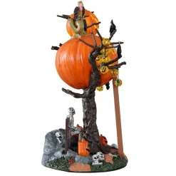 Lemax Pumpkin Tree House Lighted Table Accent Battery-Operated #14856