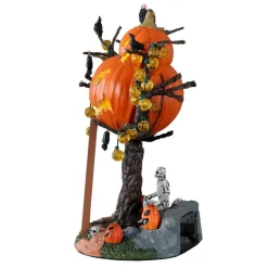 Lemax Pumpkin Tree House Lighted Table Accent Battery-Operated #14856