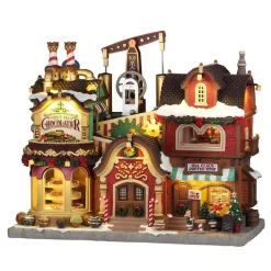 Lemax® Santa's Wonderland™ The Holly Jolly Chocolatier & Mrs. Claus Coffee Shop