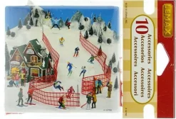 Lemax Ski Racing Net - 10 Piece Set