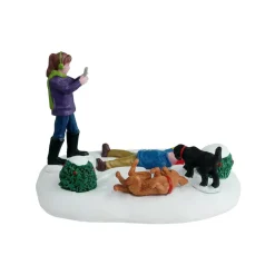 Lemax Snow Angel's Best Friend Table Accent #43715