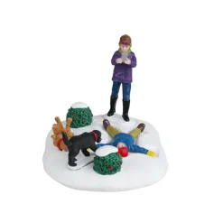Lemax Snow Angel's Best Friend Table Accent #43715