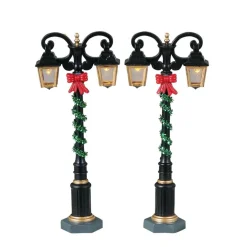 Lemax Splendid Lights Battery Operated Accessory Set of 2 #34090