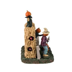 Lemax Spooky Scarecrows Lighted Table Accent Battery Operated #44305