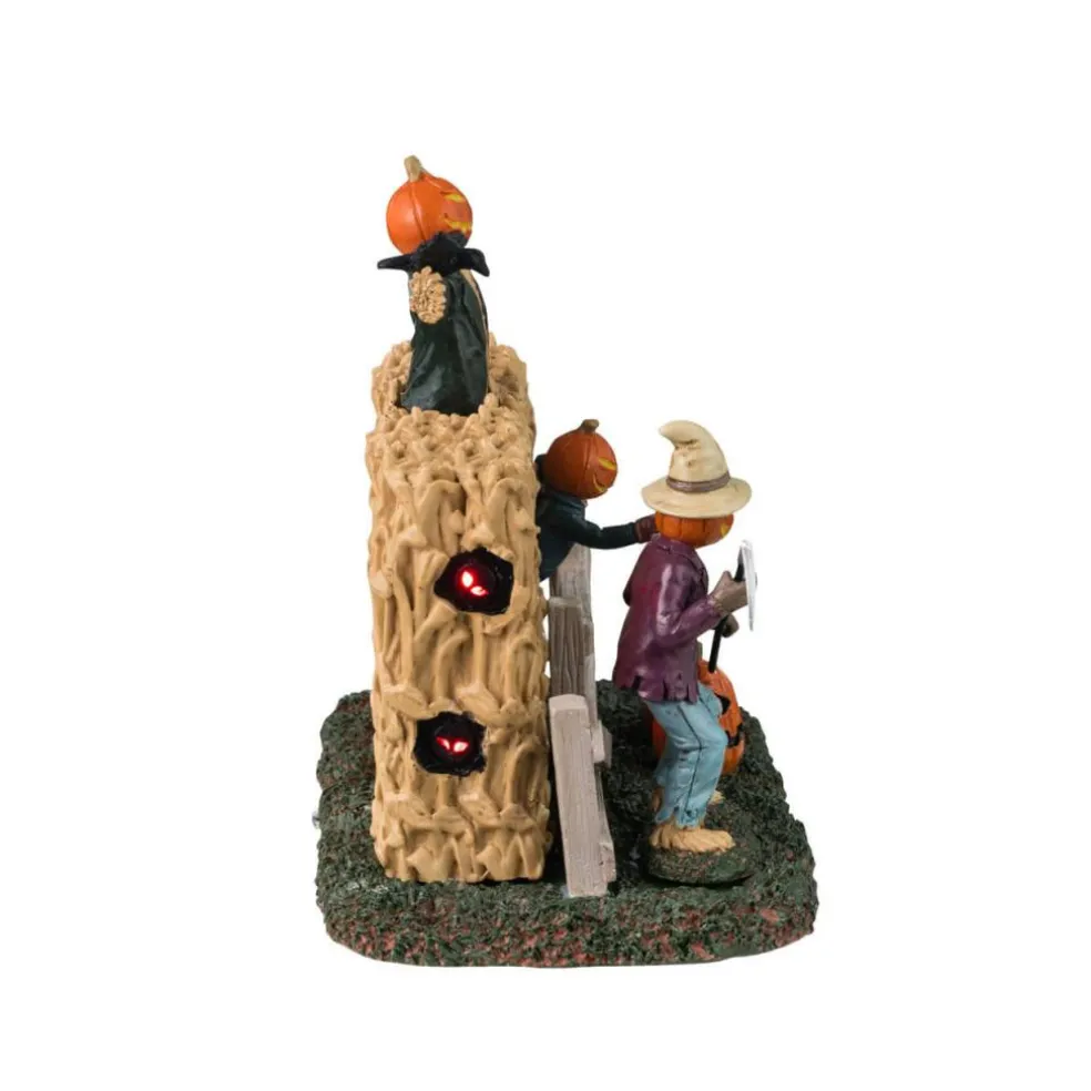 Lemax Spooky Scarecrows Lighted Table Accent Battery Operated #44305