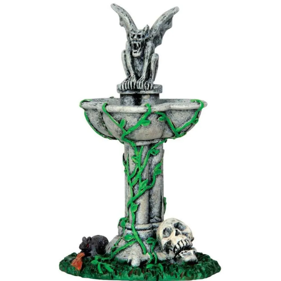 Lemax Spooky Town Abandoned Fountain Village Accessory #64050