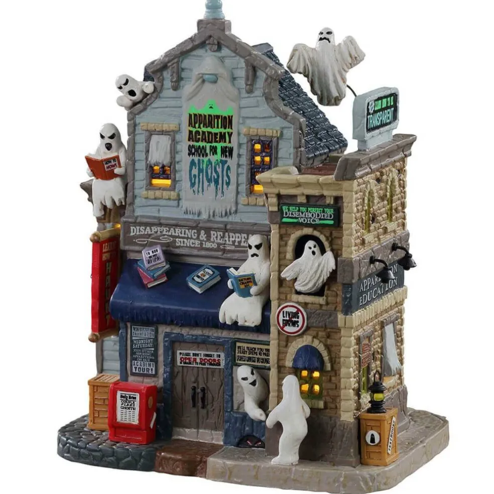 Lemax Spooky Town Apparition Academy Halloween Village Building