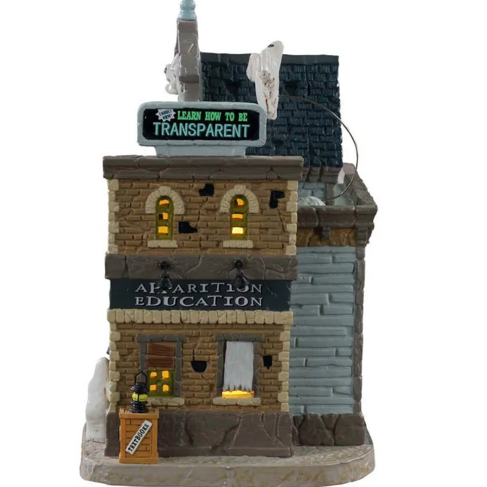 Lemax Spooky Town Apparition Academy Halloween Village Building