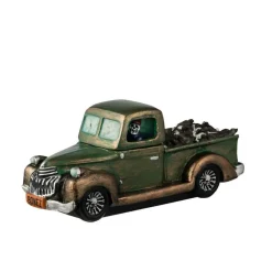 Lemax Spooky Town Garbage Truck Table Accent #43705