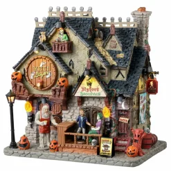 Lemax Spooky Town Halloween Village Bigfoot Brewhaus Building