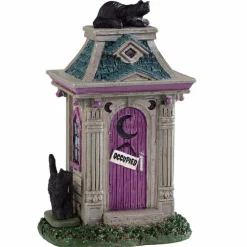 Lemax Spooky Town Haunted Outhouse Village Accessory #94523