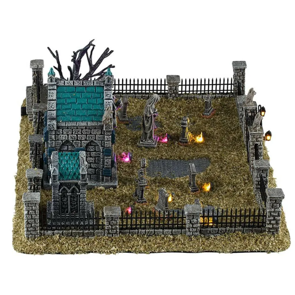 Lemax® Spooky Town® Misty Crypt Graveyard