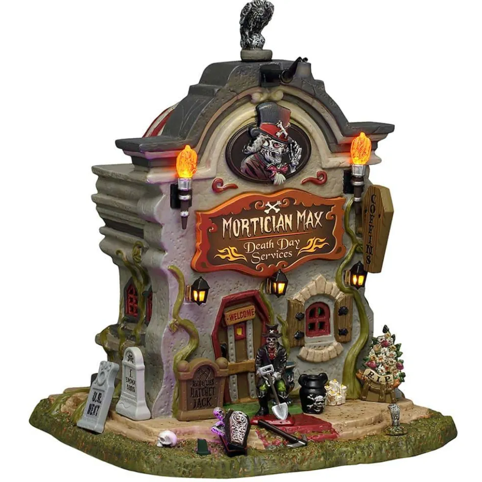Lemax® Spooky Town® Mortician Max - Death Day Services