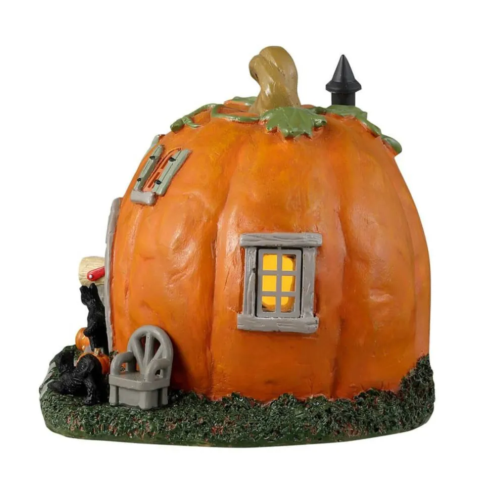 Lemax Spooky Town Pumpkin Cottage Halloween Village Building