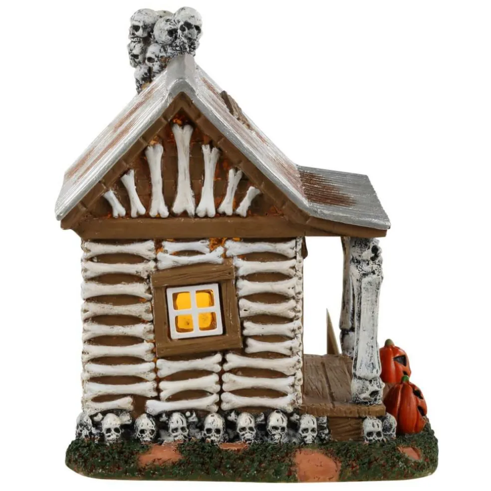 Lemax Spooky Town Skeleton Cottage Halloween Building