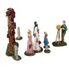 Lemax Spooky Town Zombie Wedding Party Table Accent Set of 9 #23587