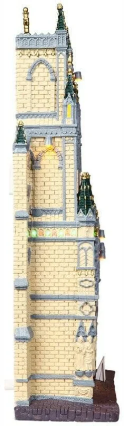 Lemax St. Patrick's Cathedral Lighted Façade Battery Operated 4.5V #95916