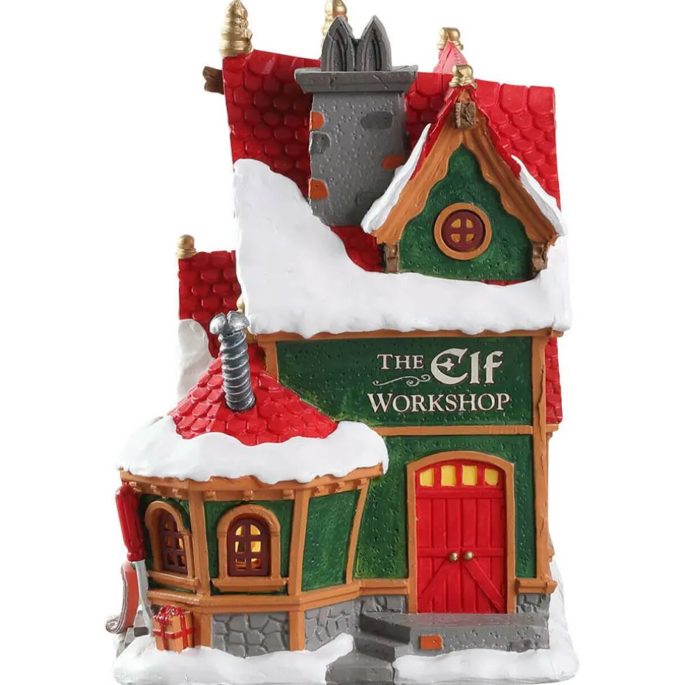 Lemax The Elf Workshop Lighted Building #75291