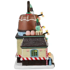 Lemax The Merry Mint! Sweet Shop Lighted Building Battery-Operated #45286