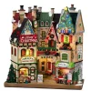 Lemax Tis the Season Shops Facade Battery Operated Lighted Building #15804
