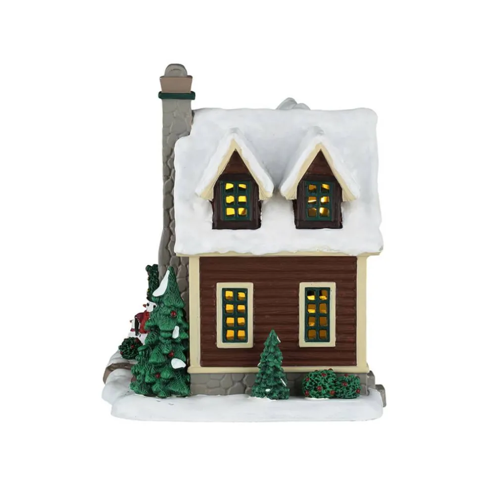 Lemax Vail Village Cozy Forest Cabin Winter Christmas Building