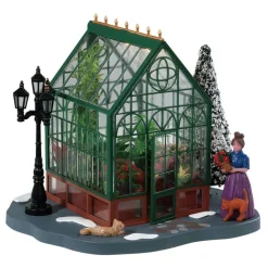 Lemax Victorian Greenhouse Lighted Table Accent Battery Operated #84347