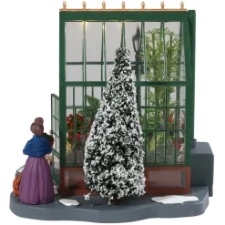 Lemax Victorian Greenhouse Lighted Table Accent Battery Operated #84347