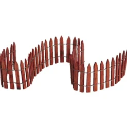Lemax® Wired Wooden Fence