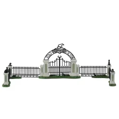 Lemax Witch Gate Spooky Town Village Accessory Set of 5 #14857