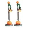 Lemax Witch Pumpkin Patch Lighted Accessory Set of 2 #74217